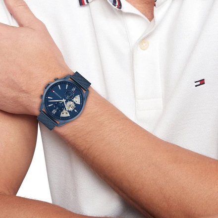 Tommy Hilfiger Baker zegarek męski granatowy 1710648