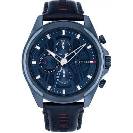 Tommy Hilfiger Jax zegarek męski na pasku granatowy 1710655