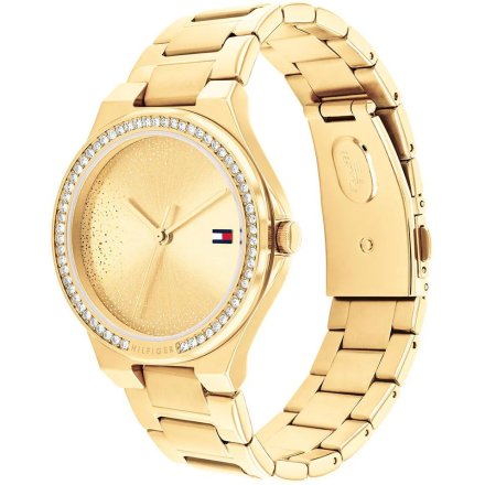 Tommy Hilfiger Juliette zegarek damski złoty z cyrkoniami 1782642