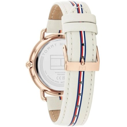Tommy Hilfiger Lily zegarek damski z różowo-złotym pierścieniem 1782659