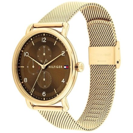 Tommy Hilfiger Lily zegarek damski złoty z brązową tarczą 1782663