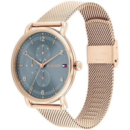 Tommy Hilfiger Lily zegarek damski różowo-złoty z szarą tarczą 1782664