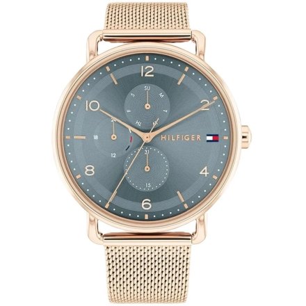 Tommy Hilfiger Lily zegarek damski różowo-złoty z szarą tarczą 1782664