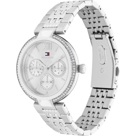 Tommy Hilfiger Sophia zegarek damski srebrny z cyrkoniami 1782695