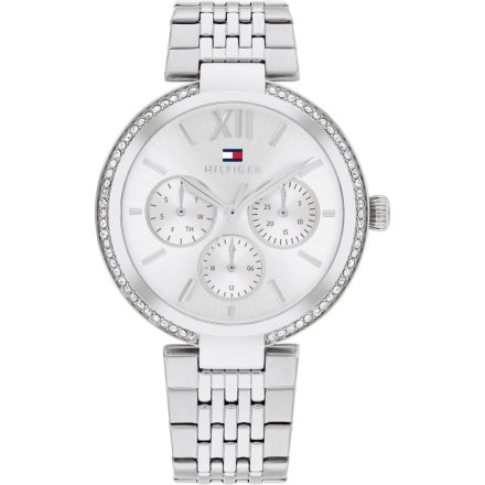 Tommy Hilfiger Sophia zegarek damski srebrny z cyrkoniami 1782695