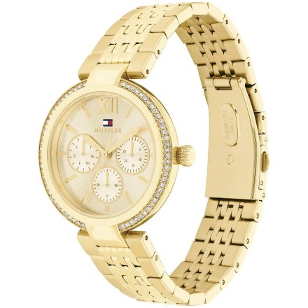 Tommy Hilfiger Sophia zegarek damski złoty z cyrkoniami 1782697