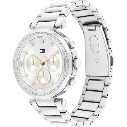 Tommy Hilfiger Emily zegarek damski srebrny z cyrkoniami 1782701