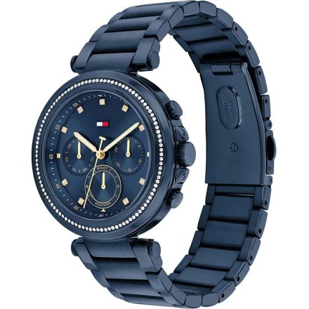 Tommy Hilfiger Emily zegarek damski granatowy z cyrkoniami 1782704
