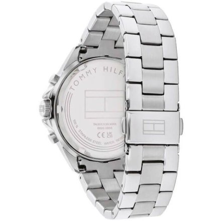 Tommy Hilfiger Mellie zegarek damski srebrny z różową tarczą 1782706