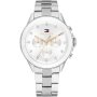 Tommy Hilfiger Mellie zegarek damski srebrny z białą tarczą 1782707