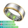 Rubicon smartring R06 srebrno-złoty r.23 (S10) inteligentny pierścień SMARUB325