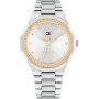 Tommy Hilfiger Piper zegarek damski srebrny z cyrkoniami 1782723
