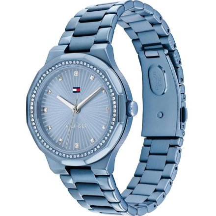 Tommy Hilfiger Piper zegarek damski niebieski z cyrkoniami 1782724