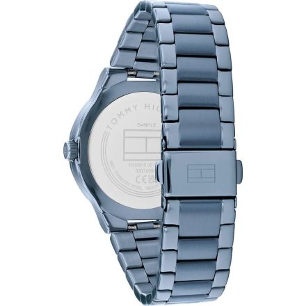 Tommy Hilfiger Piper zegarek damski niebieski z cyrkoniami 1782724