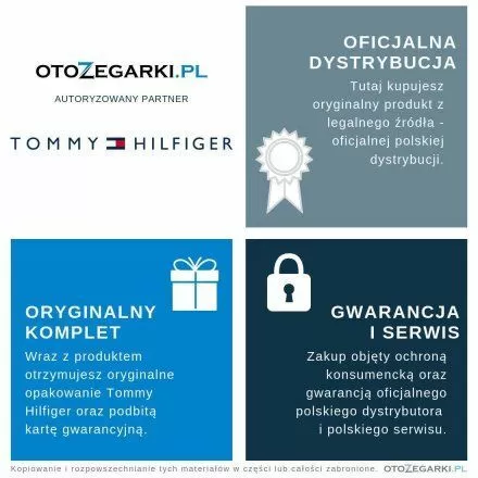 Tommy Hilfiger Pippa zegarek damski złoty z cyrkoniami 1782728