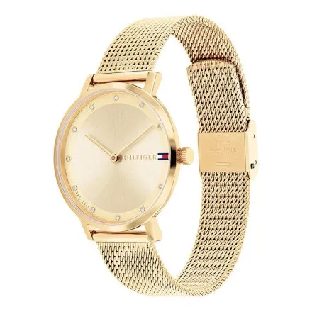 Tommy Hilfiger Pippa zegarek damski złoty z cyrkoniami 1782728