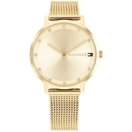 Tommy Hilfiger Pippa zegarek damski złoty z cyrkoniami 1782728
