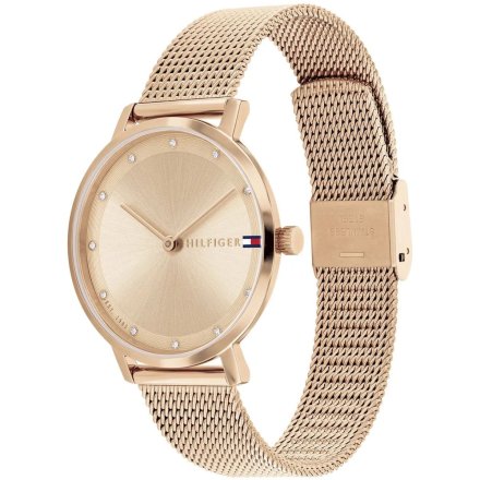 Tommy Hilfiger Pippa zegarek damski różowo złoty z cyrkoniami 1782729