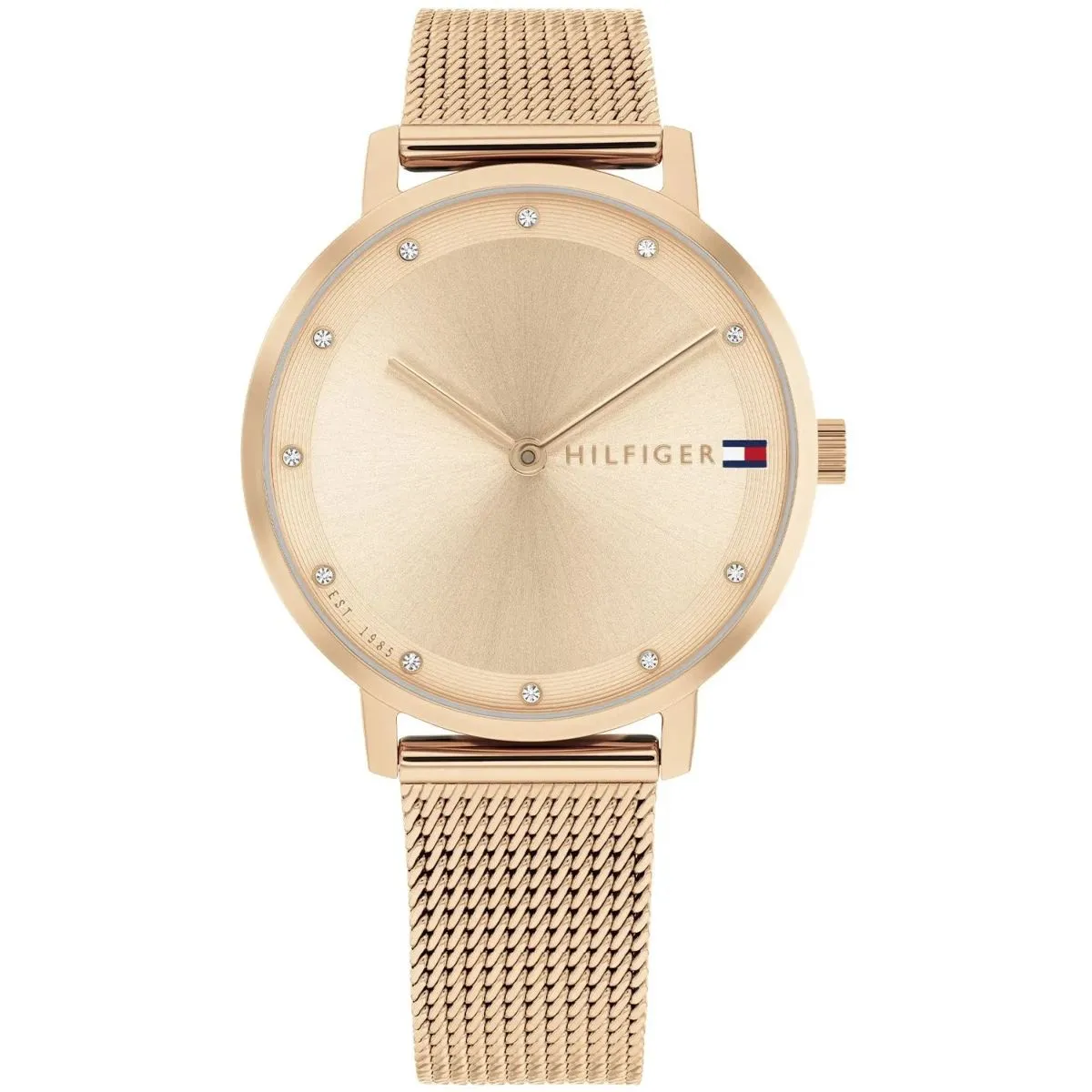 Tommy Hilfiger Pippa zegarek damski różowo złoty z cyrkoniami 1782729 ...