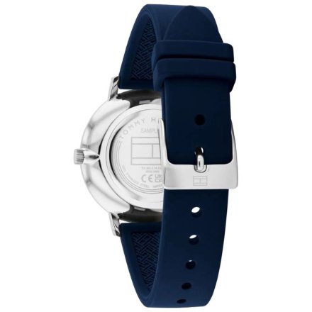Tommy Hilfiger Pippa zegarek damski srebrny na granatowym pasku 1782732