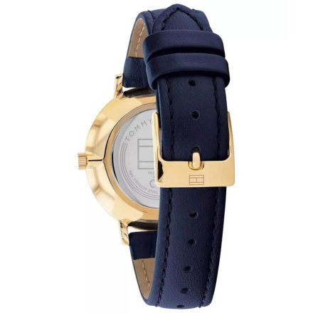 Tommy Hilfiger Pippa zegarek damski złoty na granatowym pasku 1782733