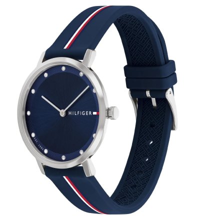 Tommy Hilfiger Pippa zegarek damski granatowy na pasku 1782736