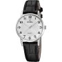 Festina Classic 20691/1 Zegarek Damski srebrny z cyferkami na czarnym pasku