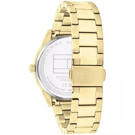 Tommy Hilfiger Camille zegarek damski złoty z zieloną tarczą 1782746