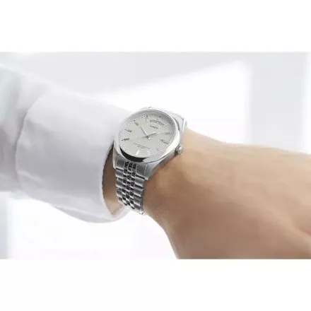 Timex Trend Legacy TW2V67900 Zegarek męski srebrny na bransolecie 