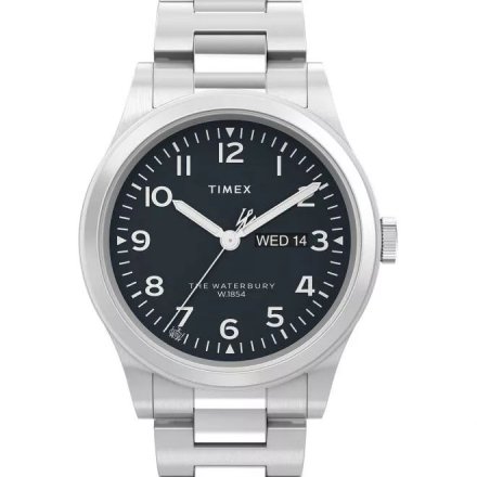 Timex Waterbury TW2W14800 Zegarek męski na bransolecie z datownikiem
