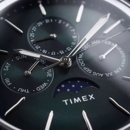 Timex Marlin TW2W51000 zegarek męski retro z fazami księżyca