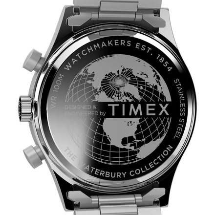 Timex Waterbury TW2W47800 Zegarek męski na bransolecie z chronografem