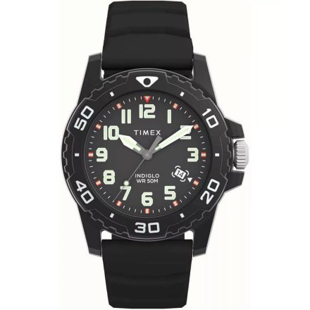 Timex Main Street TW5M61200 Zegarek męski solarny na pasku kauczukowym