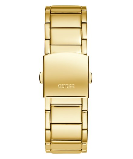 Guess Phoenix zegarek męski złoty z zieloną tarczą na bransolecie GW0456G3