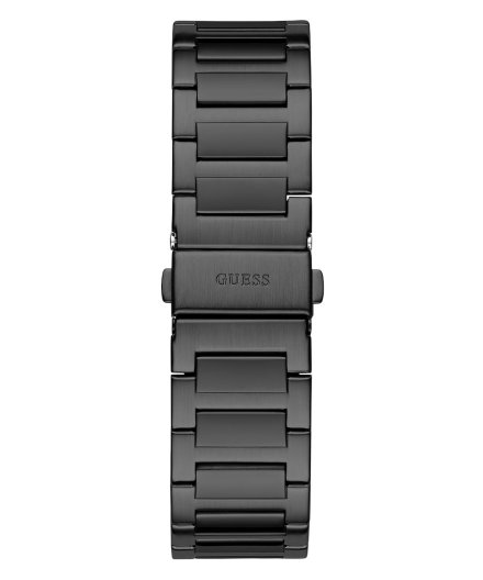 Guess Vinyl zegarek męski czarny klasyczny na bransolecie GW0833G2