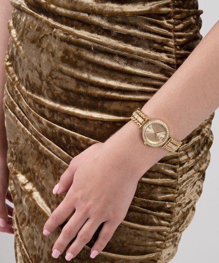 Guess Gala zegarek damski złoty złota tarcza GW0401L2
