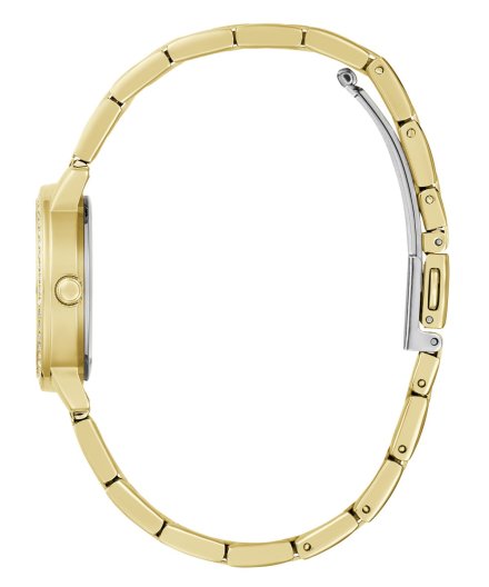 Guess Melody zegarek damski złoty delikatny z bransoletą i paskiem ZESTAW GW0808L2