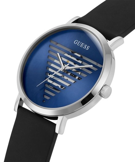 Guess Idol zegarek męski na pasku srebrny GW0503G2