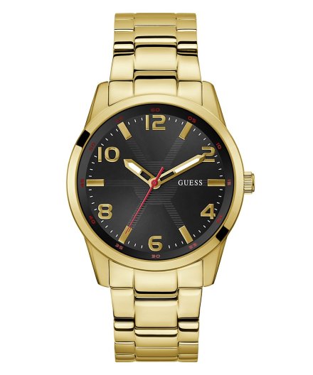 Guess Monte zegarek męski klasyczny złoty na bransolecie GW0804G3