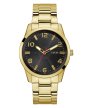 Guess Monte zegarek męski klasyczny złoty na bransolecie GW0804G3