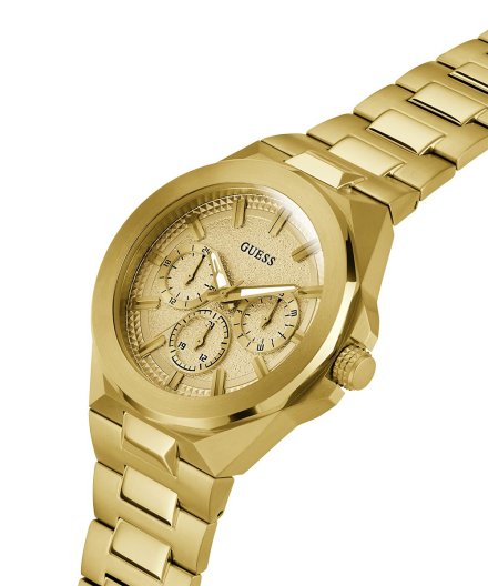 Guess Dashboard zegarek męski złoty na bransolecie GW0798G2