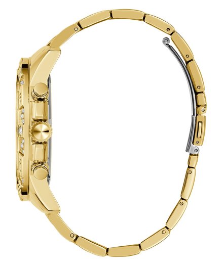 Guess Majestic zegarek męski złoty na bransolecie GW0796G2