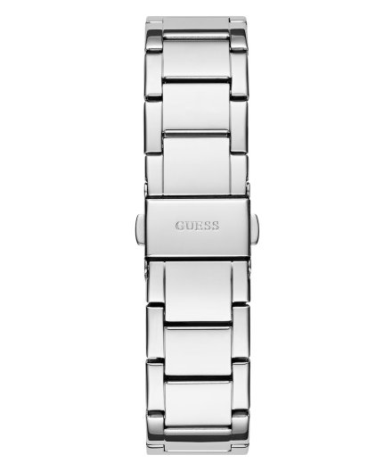Guess Petal zegarek damski srebrny z kwiatkiem na tarczy GW0747L1