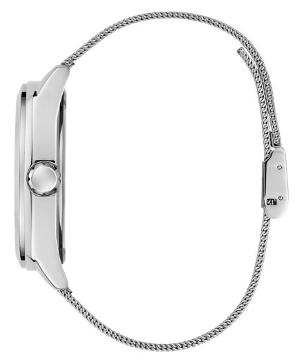 Guess Marshall zegarek męski klasyczny srebrny zielona tarcza GW0794G1