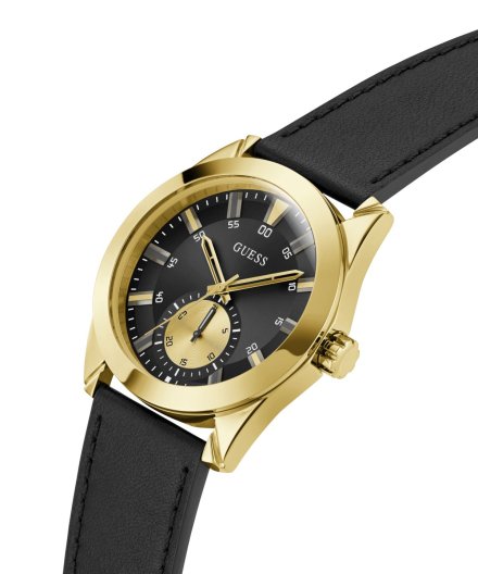 Guess Grayson zegarek męski klasyczny złoty czarny GW0793G2