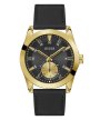 Guess Grayson zegarek męski klasyczny złoty czarny GW0793G2