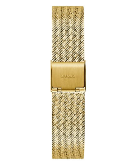 Guess Boa zegarek damski złoty z błyszczącą tarczą GW0748L2
