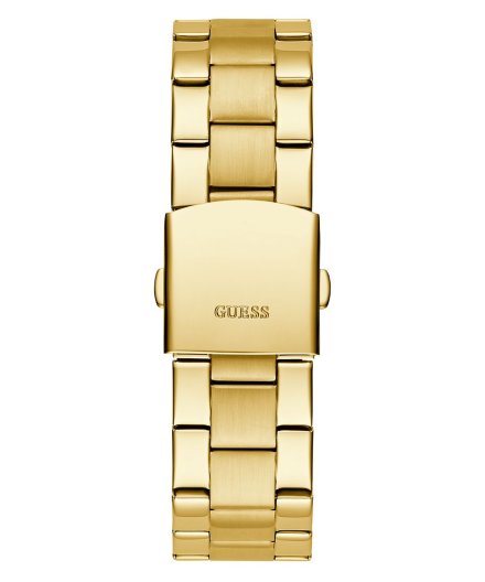 Guess Badge zegarek męski klasyczny złoty na bransolecie GW0782G1