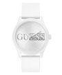 Guess Reputation zegarek męski na pasku biały GW0780G1