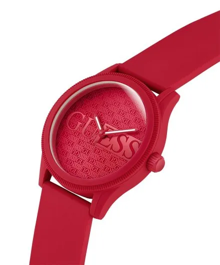 Guess Reputation zegarek męski na pasku czerwony GW0780G2